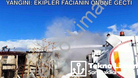 Kütahya Seyitömer’de Korkutan Ahır Yangını: Ekipler Facianın Önüne Geçti