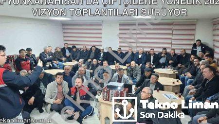 Afyonkarahisar’da Çiftçilere Yönelik 2025 Vizyon Toplantıları Sürüyor