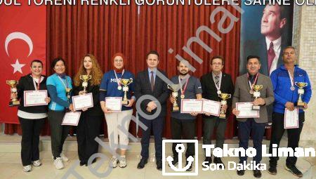 Muğla’da Öğretmenlerin Spor Heyecanı: Ödül Töreni Renkli Görüntülere Sahne Oldu