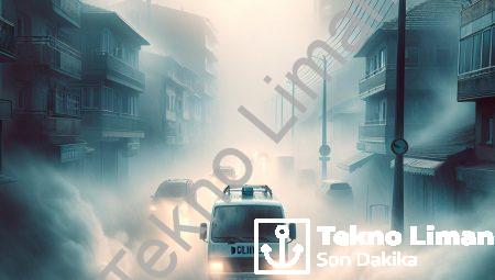 Denizli’de Sağanak Sonrası Yoğun Sis: Görüş Mesafesi 10 Metre