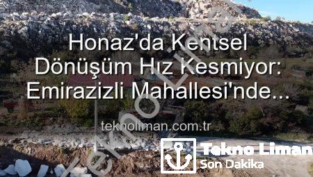 Honaz’da Kentsel Dönüşüm Hız Kesmiyor: Emirazizli Mahallesi’nde Çevre Düzenleme Çalışmaları Tam Gaz Devam Ediyor
