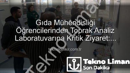 Afyonkarahisar’da Tarım Teknolojileri Öğrencileriyle Buluştu: Toprak ve Su Analiz Laboratuvarı Ziyareti