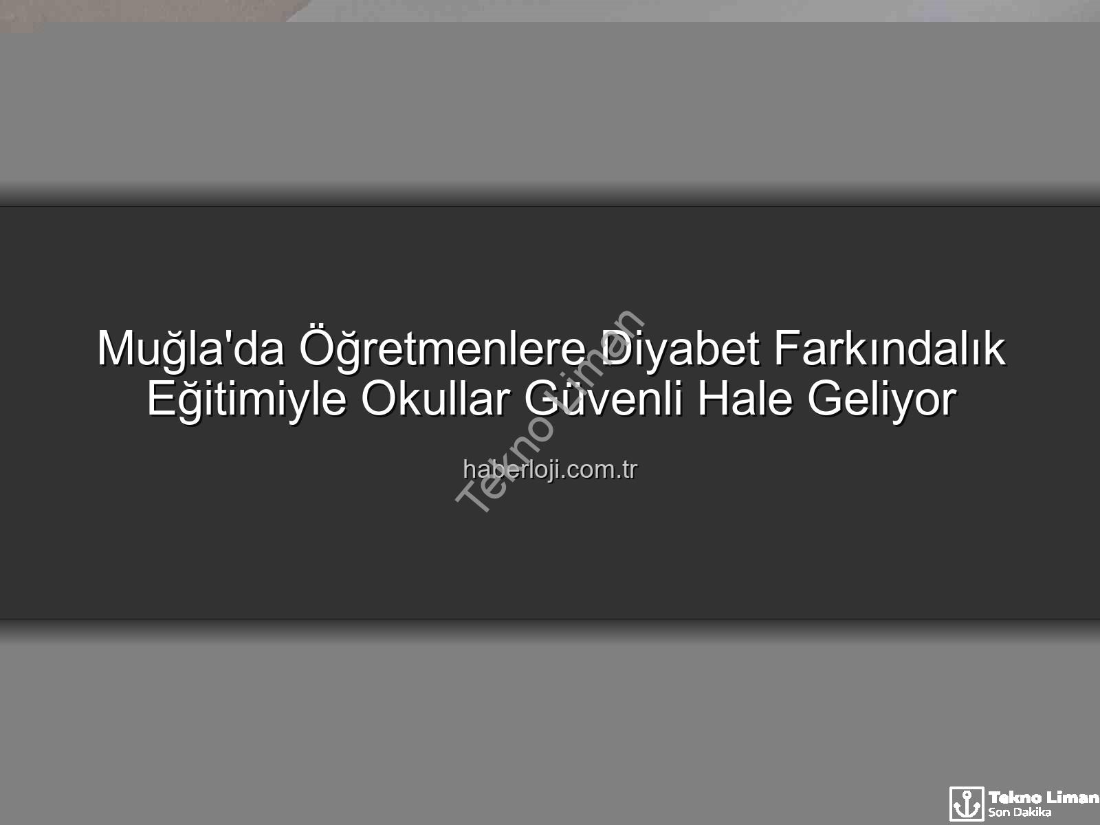 diyabet farkındalığı eğitimi - Muğla'da Öğretmenlere Diyabet Farkındalığı Eğitimi: Okullarda Sağlıklı Gelecek İnşa Ediliyor