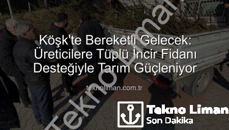 Köşk’te Bereketli Gelecek: Üreticilere Tüplü İncir Fidanı Desteğiyle Tarım Güçleniyor
