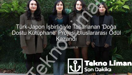 Türk-Japon İşbirliğiyle Tasarlanan ‘Doğa Dostu Kütüphane’ Projesi Uluslararası Ödül Kazandı