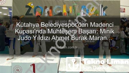 Kütahya Belediyespor’un Minik Yıldızı Ahmet Burak Maran’dan Madenci Kupası’nda Bronz Madalya Başarısı