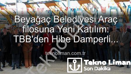 Beyağaç Belediyesi Araç filosuna Yeni Katılım: TBB’den Hibe Damperli Kamyonet İlçe İçin Hizmet Verecek