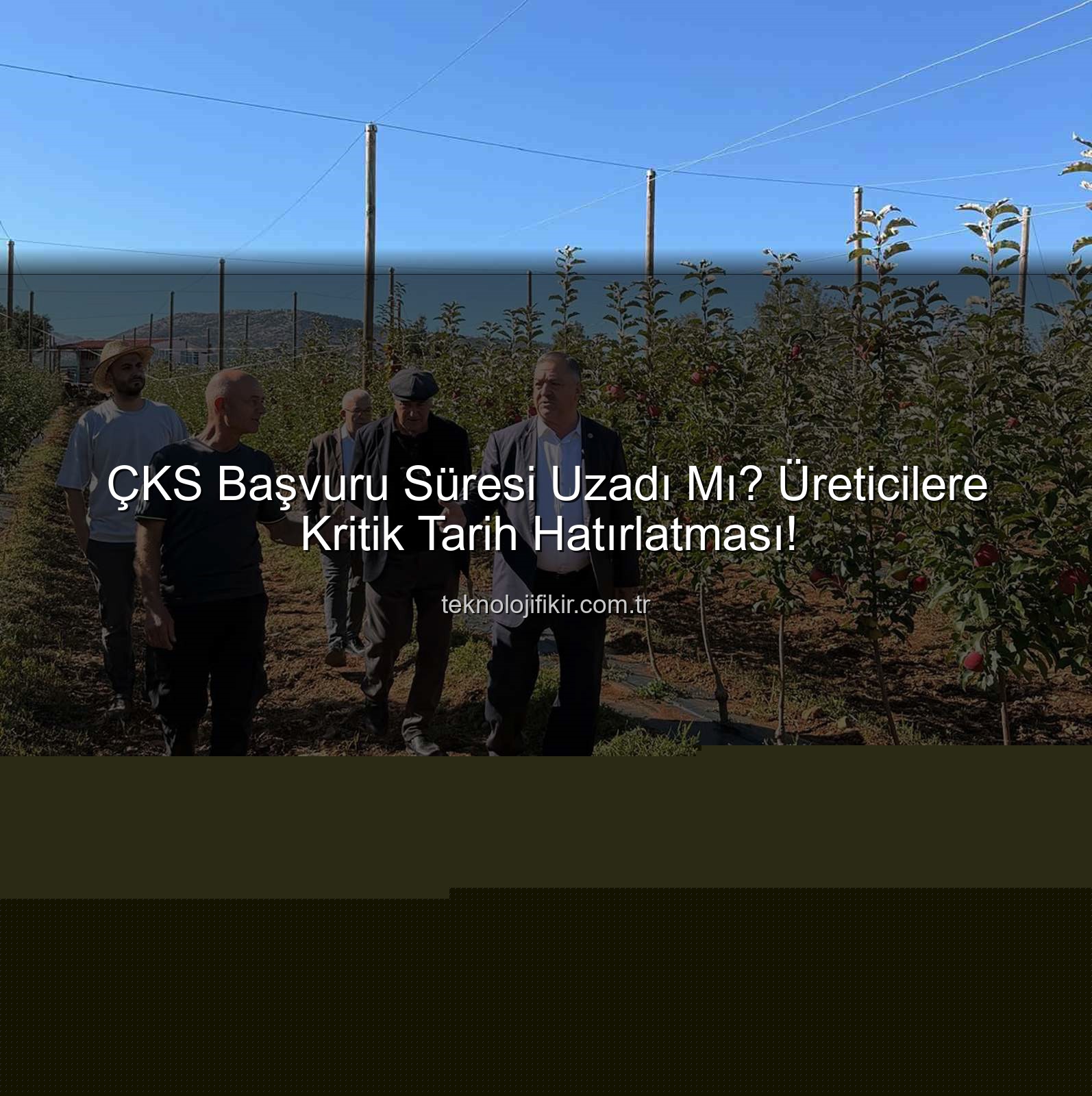 ÇKS başvuruları - Muğla'da Çiftçi Kayıt Sistemi Başvuruları İçin Son Gün Yaklaşıyor: 31 Aralık'a Kadar Yetişin!